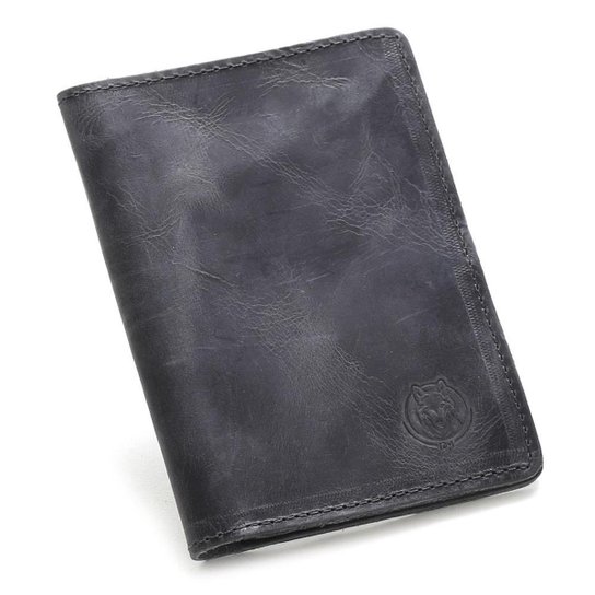 Carteira Masculina em Couro Porta Passaporte,Rg,cnh,cartões,cédulas - Preto