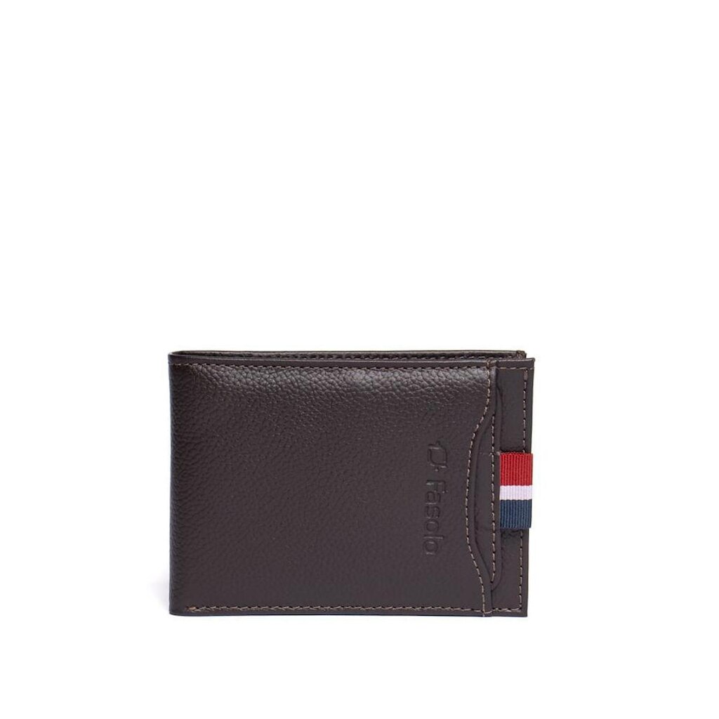 Carteira Masculina Fasolo Couro K905143 101 Marrom