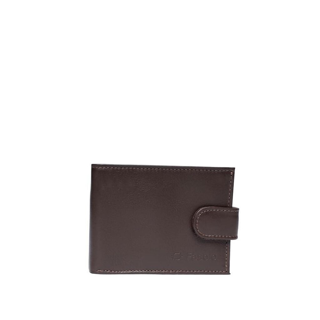 Carteira Masculina Fasolo H016035101 Couro Slim Café