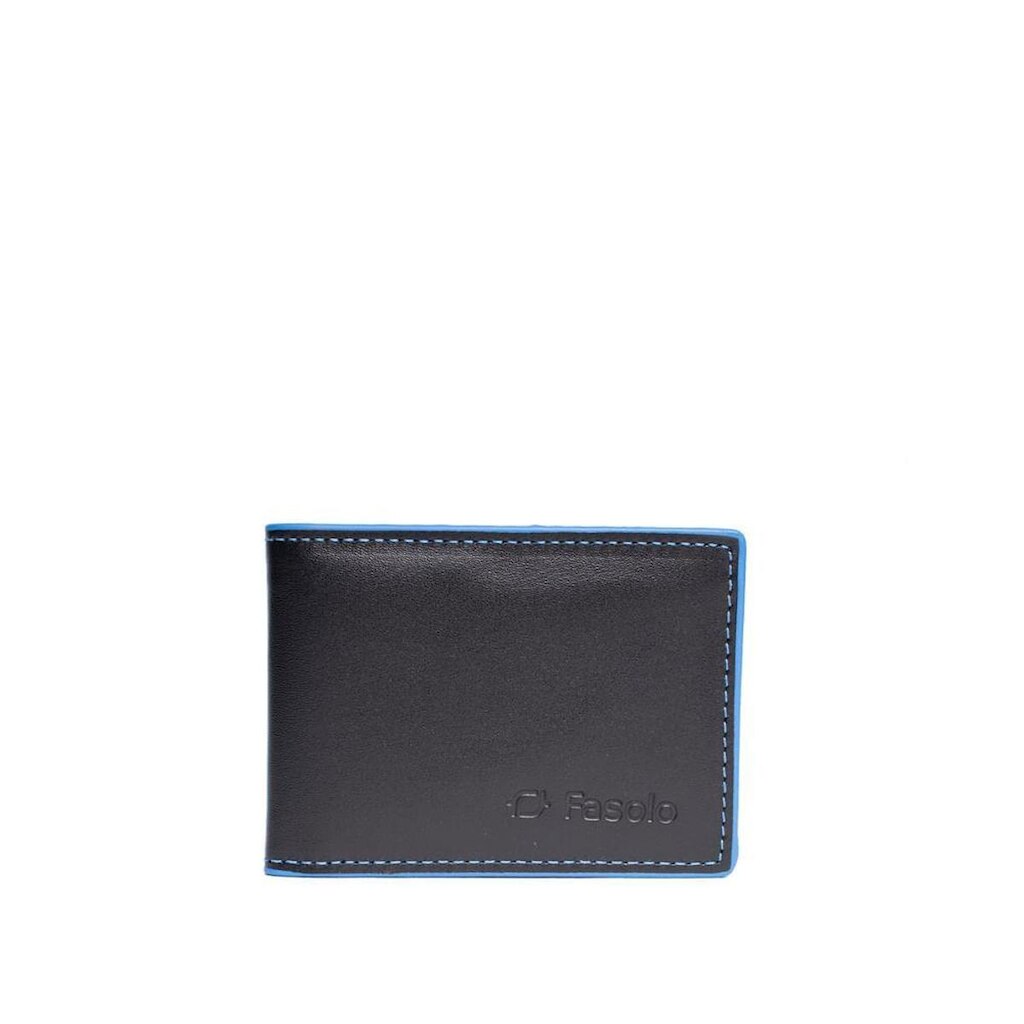 Carteira Masculina Fasolo K872033144 Couro Slim Preto