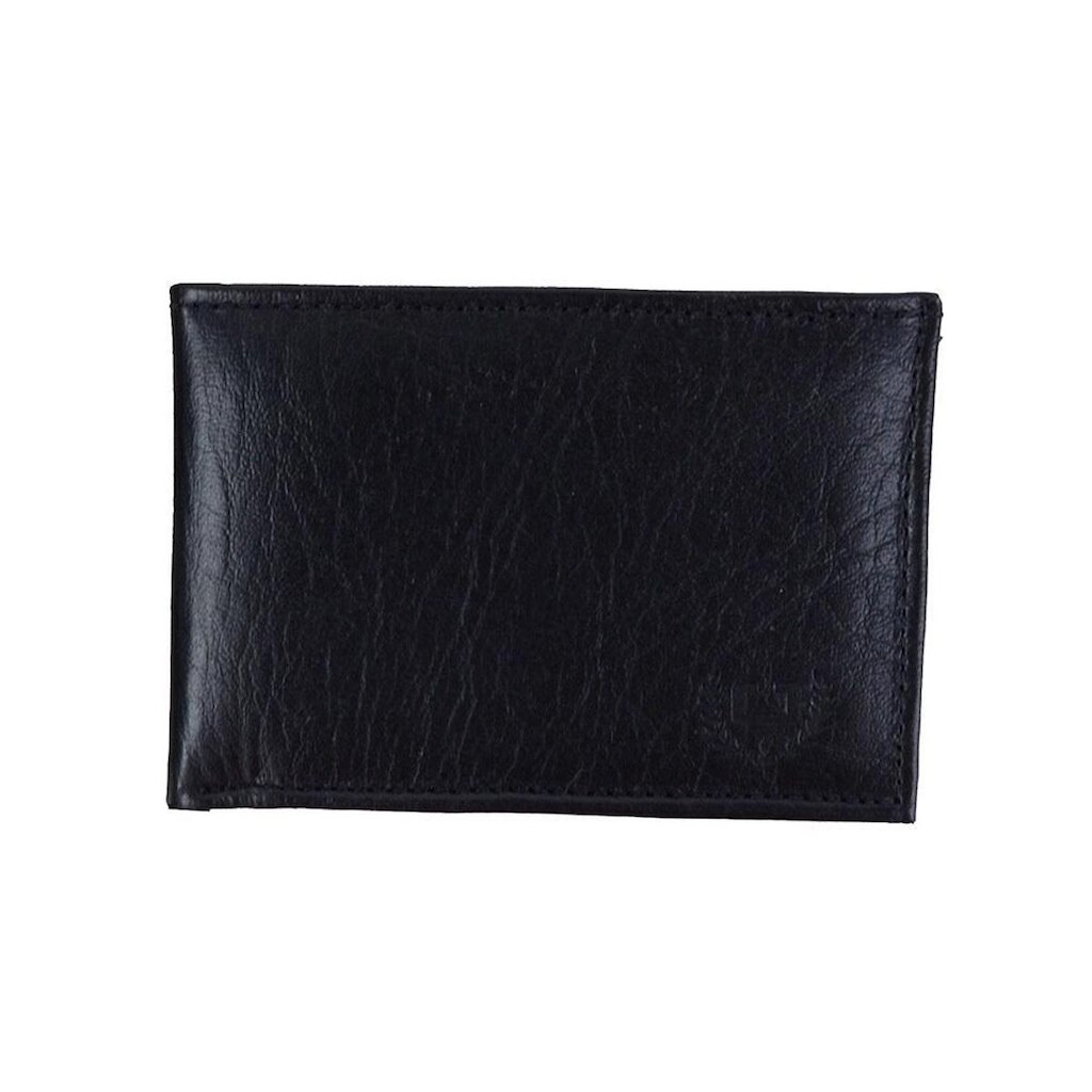 Carteira Masculina Lado Avesso Couro Preta - LH16650