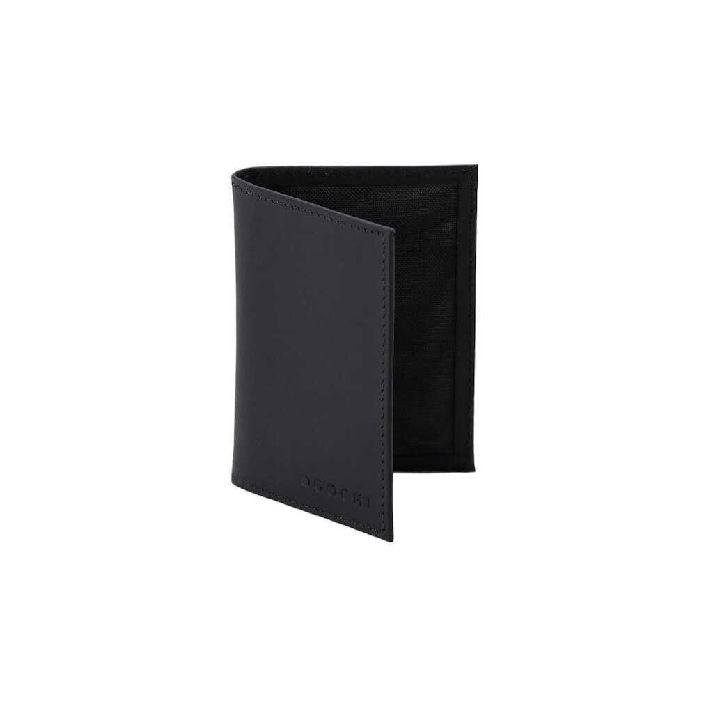 Carteira Masculina Ogochi Pequena Vertical Em Couro 0001