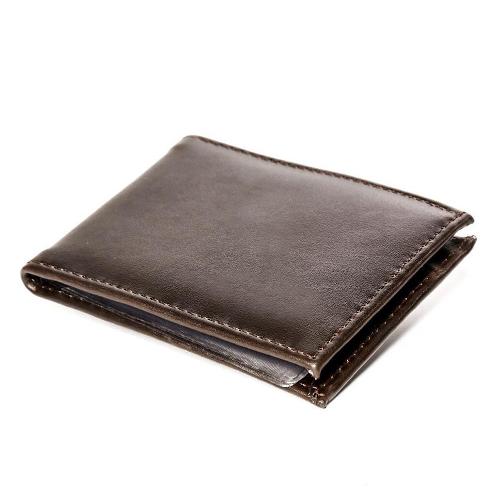 Carteira Masculina Sintética Fina Porta Moedas