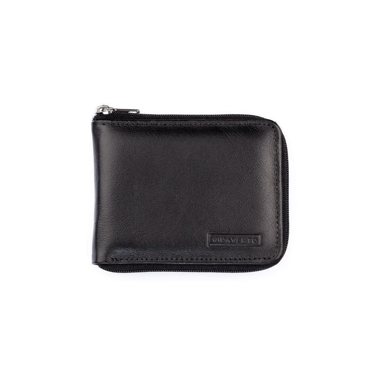 Carteira masculina Zipp de couro italiano com zíper Menor preço em Carteira masculina Zipp de couro italiano com zíper