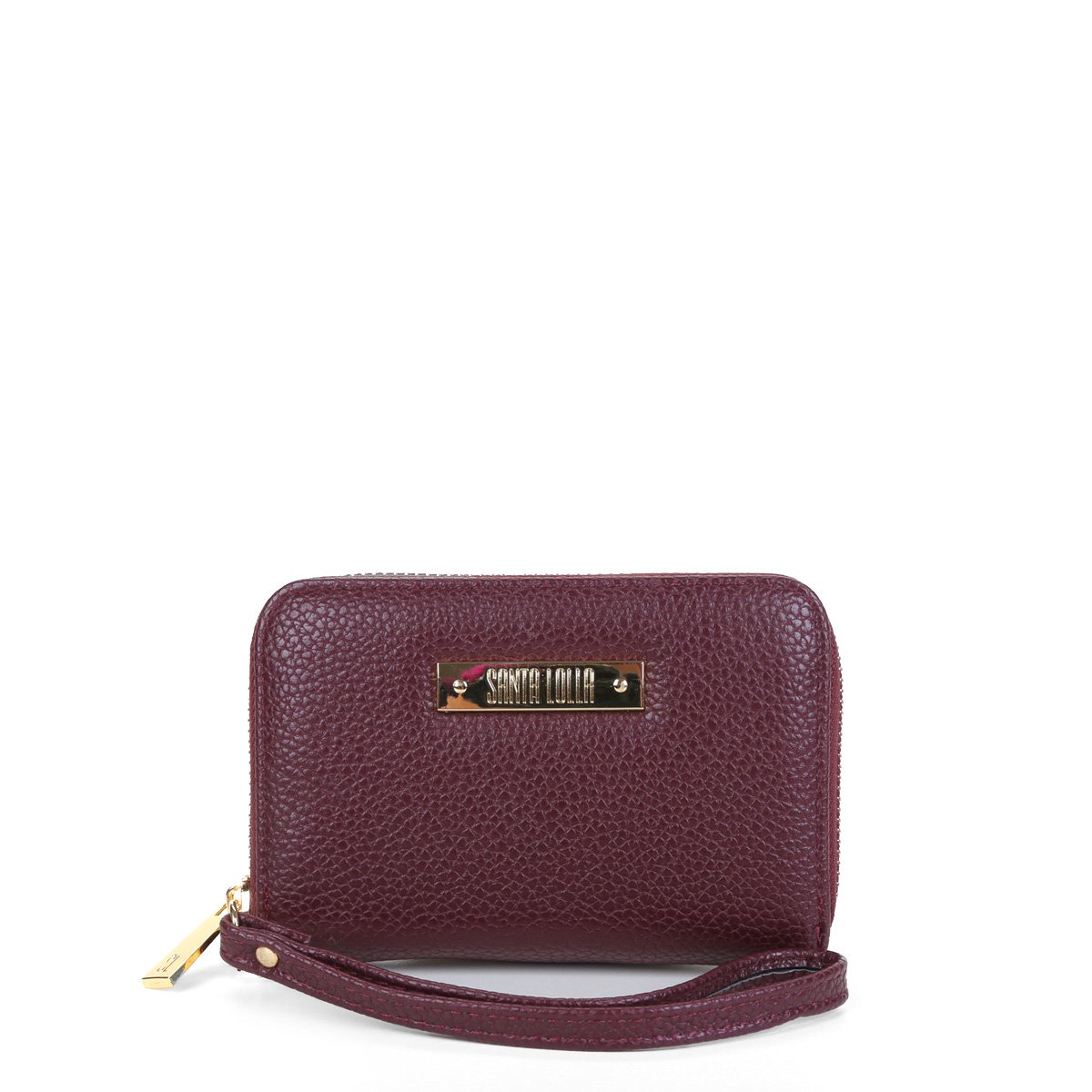 Carteira Santa Lolla Floater Com Zíper Feminina - Vinho Menor preço em Carteira Santa Lolla Floater Com Zíper Feminina - Vinho