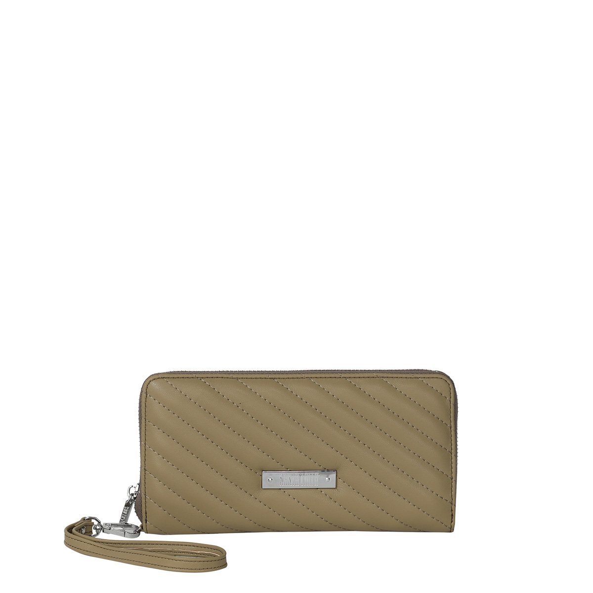 Carteira Santa Lolla Matelassê Feminina - Bege Menor preço em Carteira Santa Lolla Matelassê Feminina - Bege