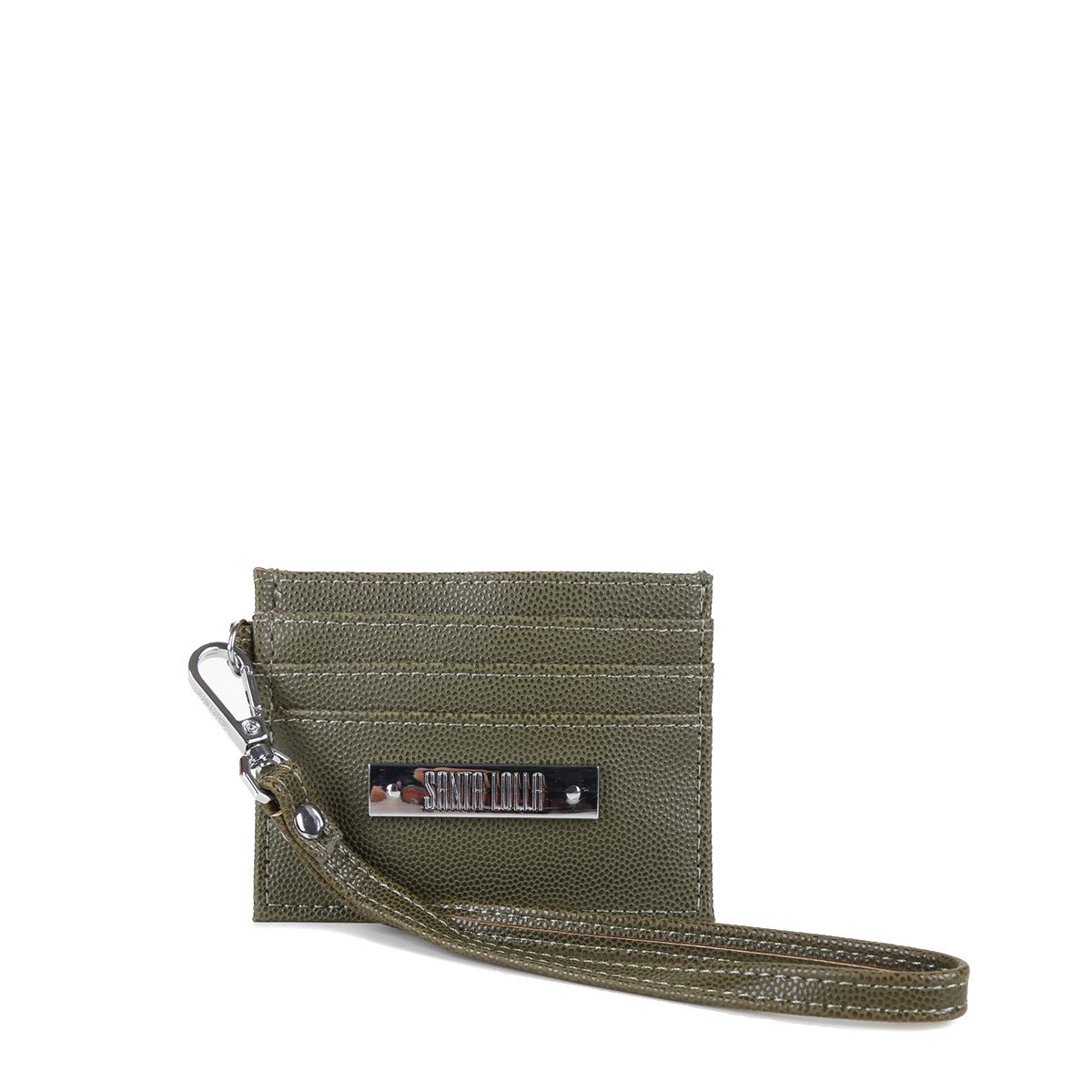 Carteira Santa Lolla Porta Cartão PU Feminina - Verde Menor preço em Carteira Santa Lolla Porta Cartão PU Feminina - Verde