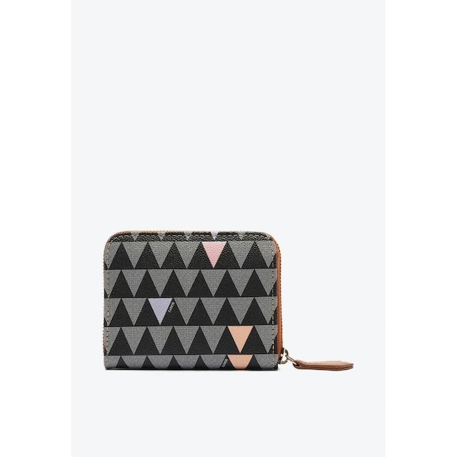 CARTEIRA SCHUTZ TRIANGLE PEQUENA MARROM