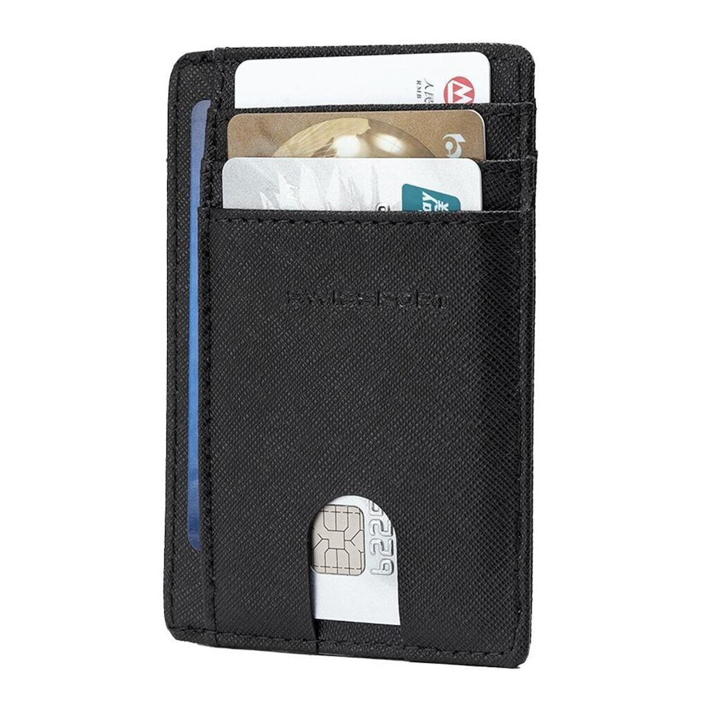 Carteira Swissport Masculina Slim Pequena Porta Cartão