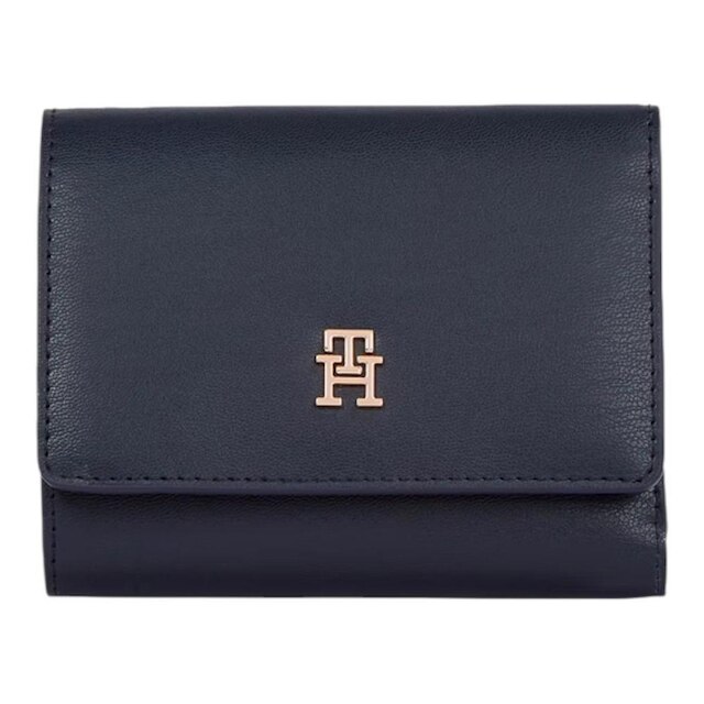 Carteira Tommy Hilfiger Icon Trifold Feminino Azul Marinho