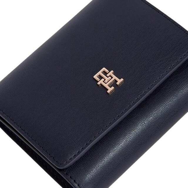 Carteira Tommy Hilfiger Icon Trifold Feminino Azul Marinho
