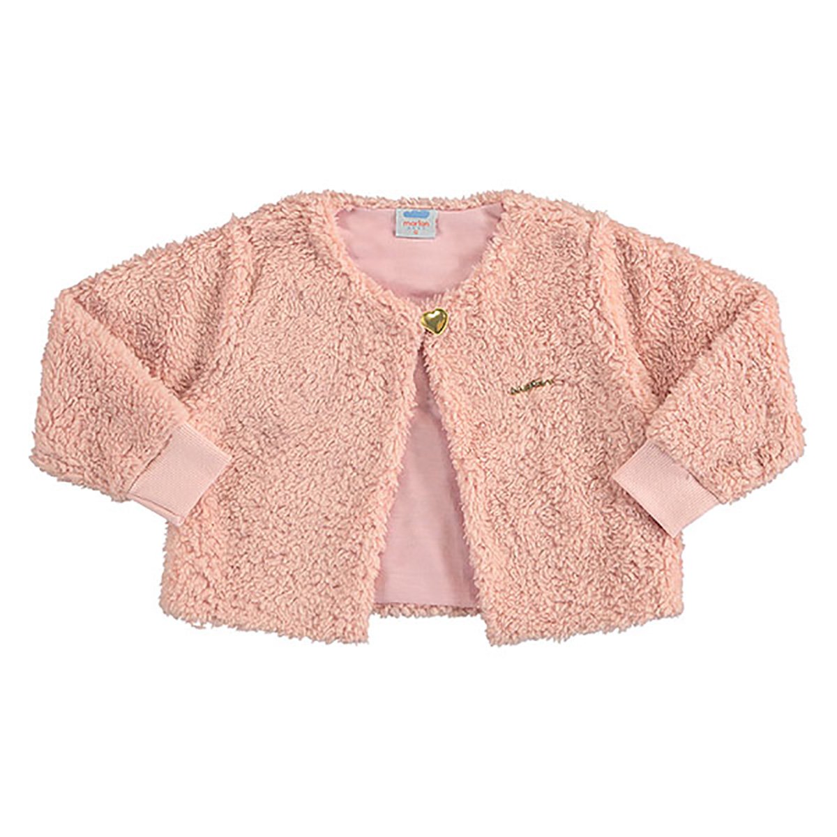 Casaco Bebê Marlan Casaqueto Pelo Feminina - Rosa Menor preço em Casaco Bebê Marlan Casaqueto Pelo Feminina - Rosa