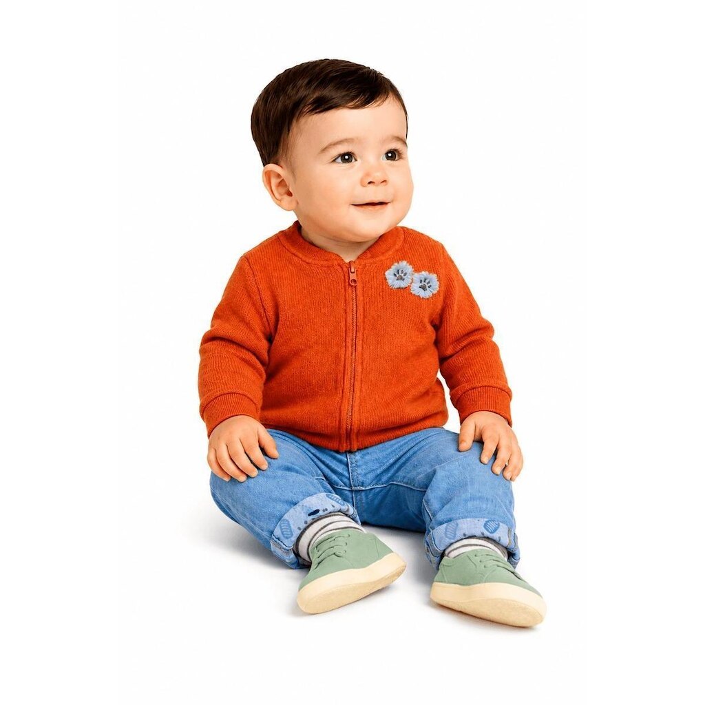 Casaco Bebê Menino Amiguinho Esperto Alphabeto