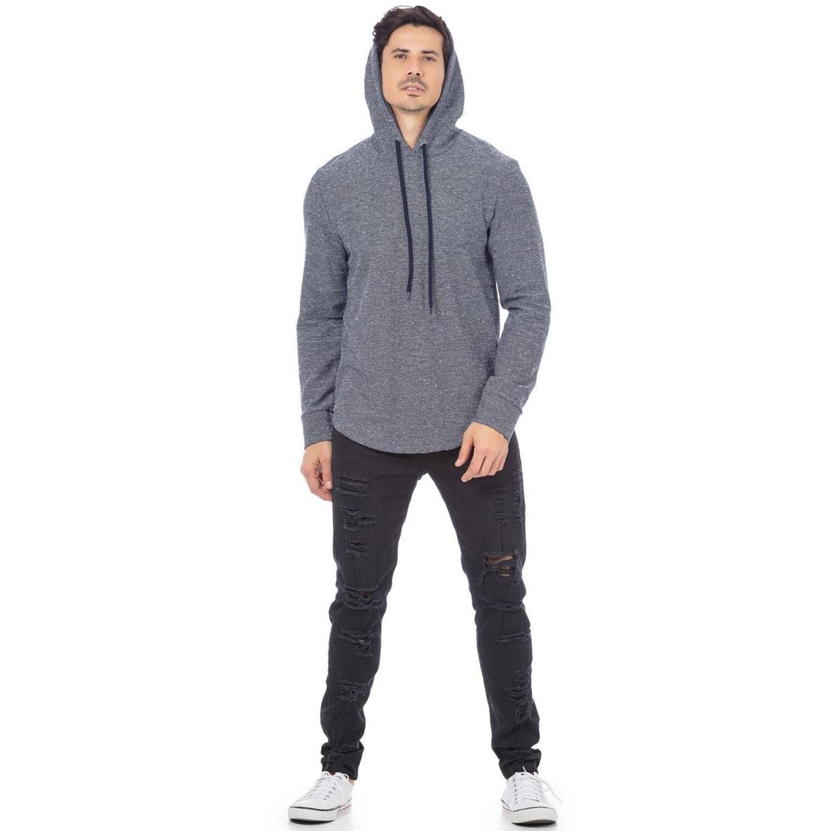 plain comfy moletom com capuzs