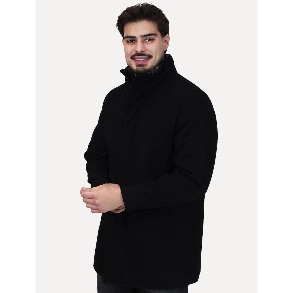 Casaco Calvin Klein Jeans Masculina Lã Alongado Preto