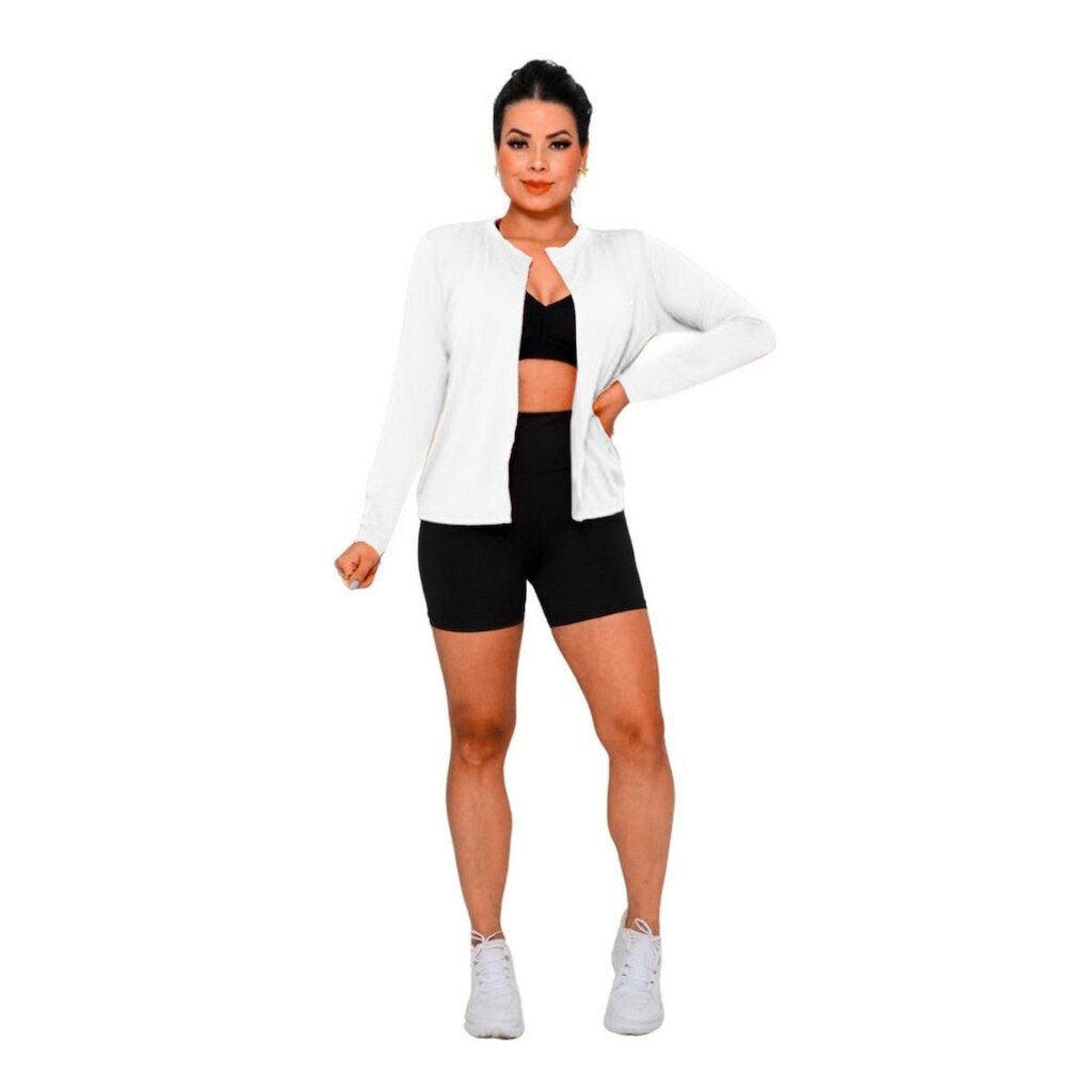 Casaco Camisa Sem Zíper com Proteção UV FPU50 Feminino