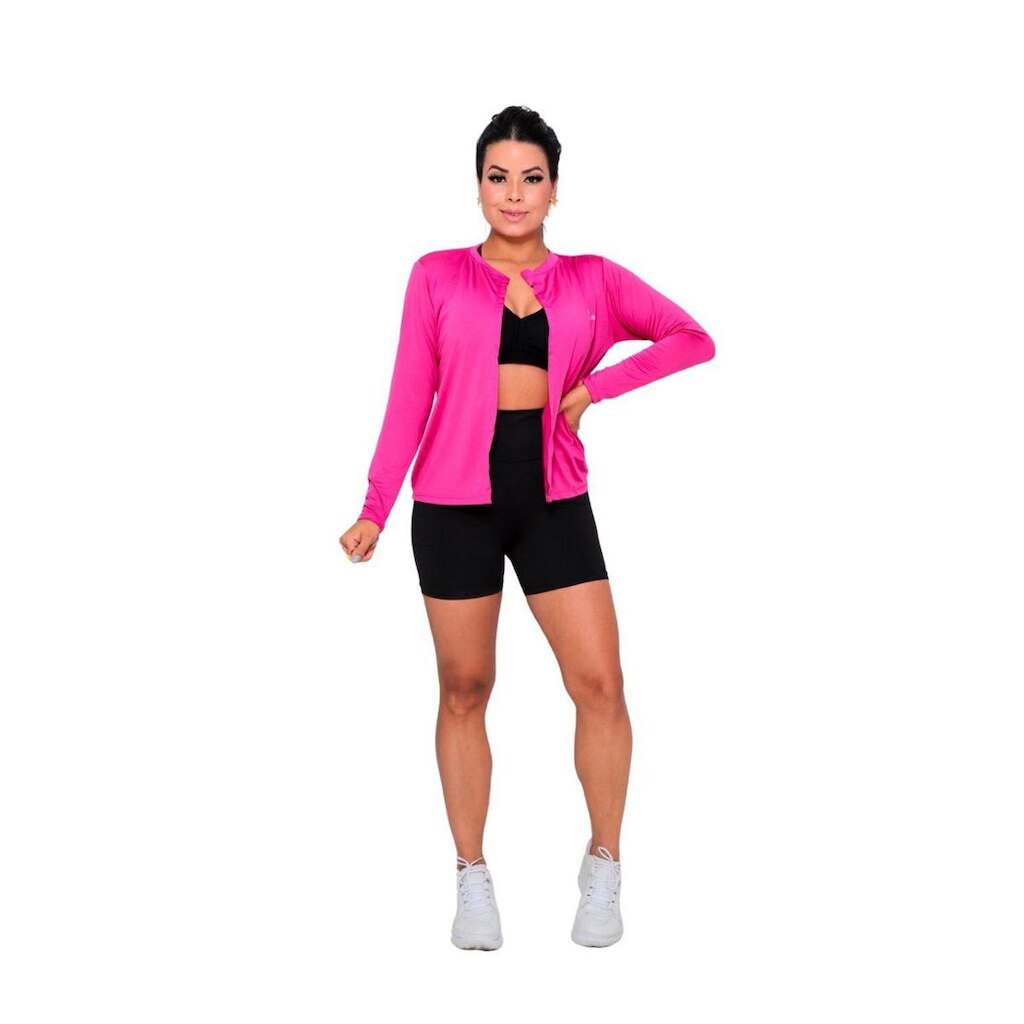 Casaco Camisa Sem Zíper com Proteção UV FPU50 Feminino