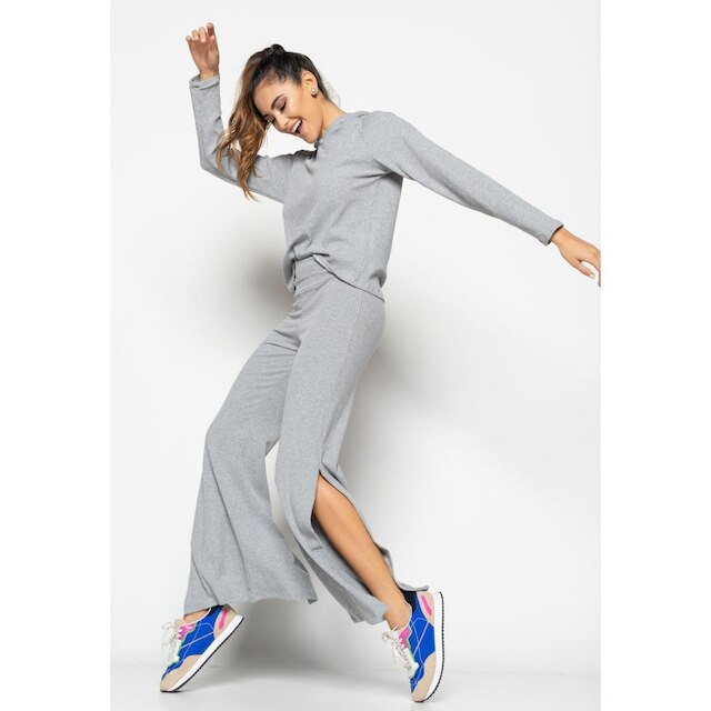Casaco Comfy Malha Canelada Com Capuz Salvatore Fashion