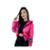 Casaco Corta Vento - Cropped Academia Top - Rosa
