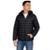 Casaco de Frio Bobojaco Puffer Jaqueta Impermeavel Masculina - Preto