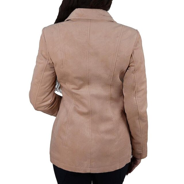 Casaco Feminino Facinelli By Mooncity Veludo Rosa - 610228