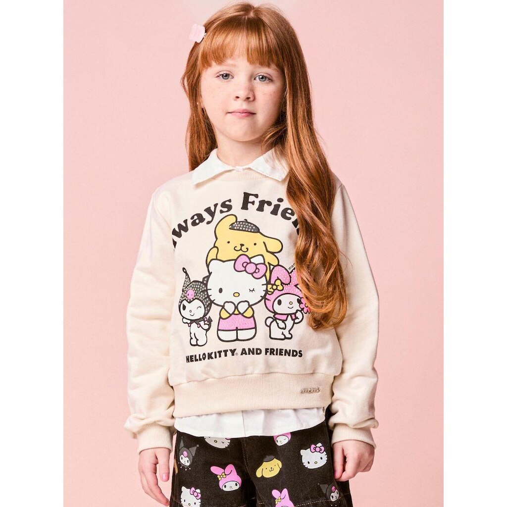 Casaco Hello Kitty e Sempre Amigos Momi