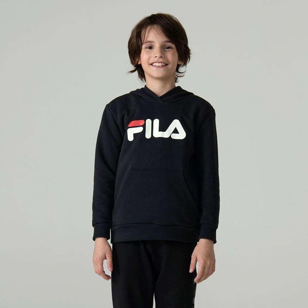 Casaco Infantil Fila Letter Fun c/Capuz Menino