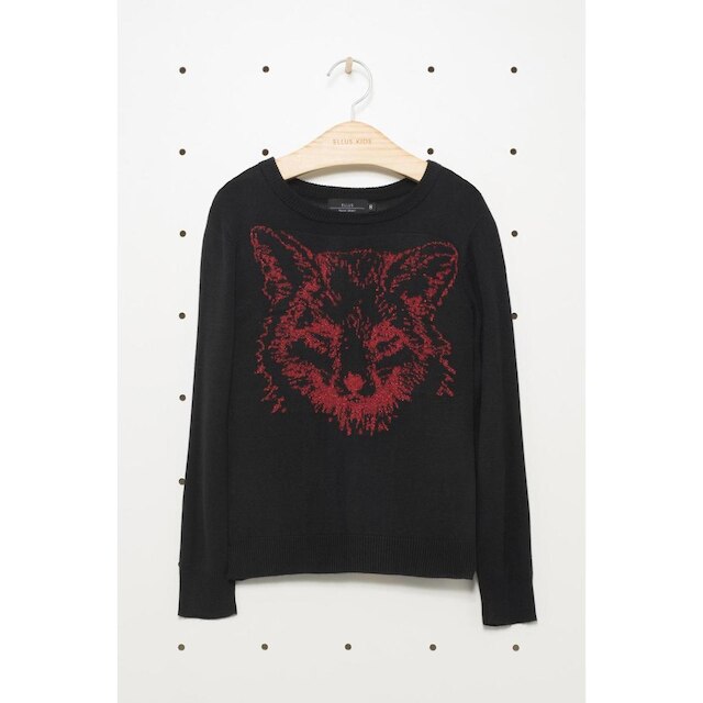 Casaco Infantil Fox Lurex Preto 04