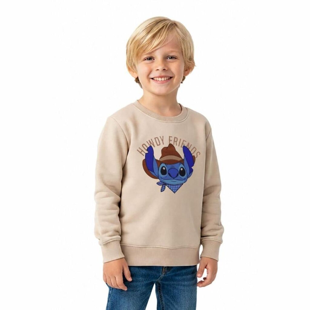 Casaco Infantil Menino Cowboy Stitch Alphabeto Areia