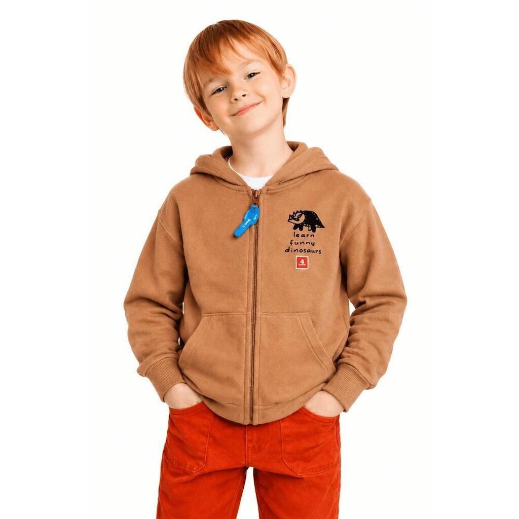 Casaco Infantil Menino Diverdinos Alphabeto Pe de Moleque