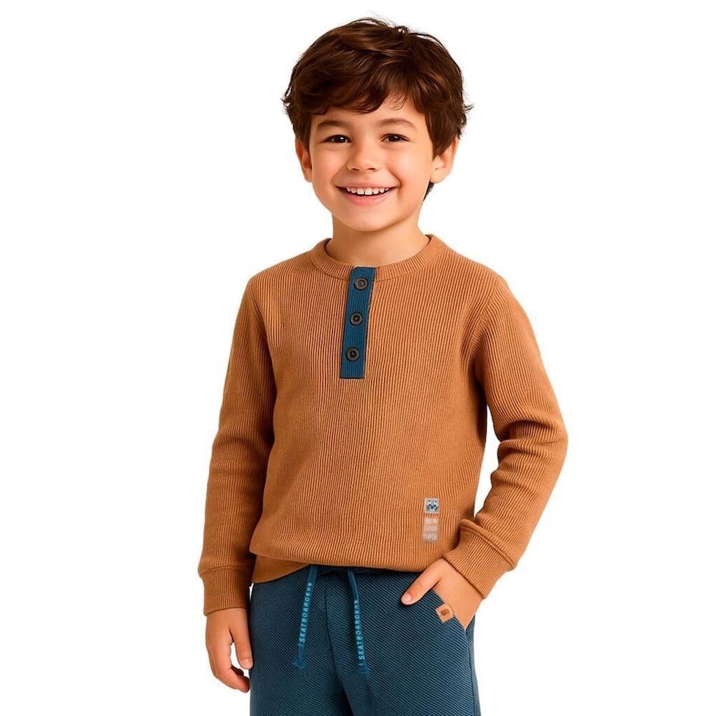 Casaco Infantil Menino Esporte Clube Alphabeto Laranja