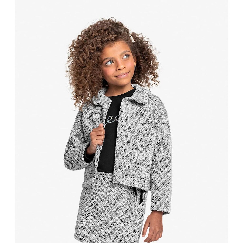 Casaco Infantil Trick Nick Tweed Shine Feminino