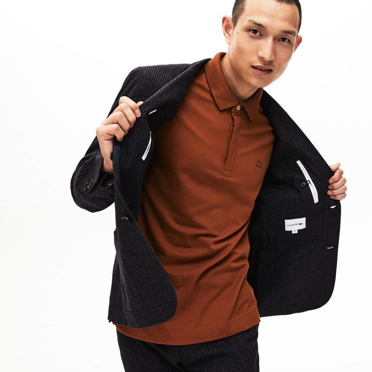 casaco slim fit masculino