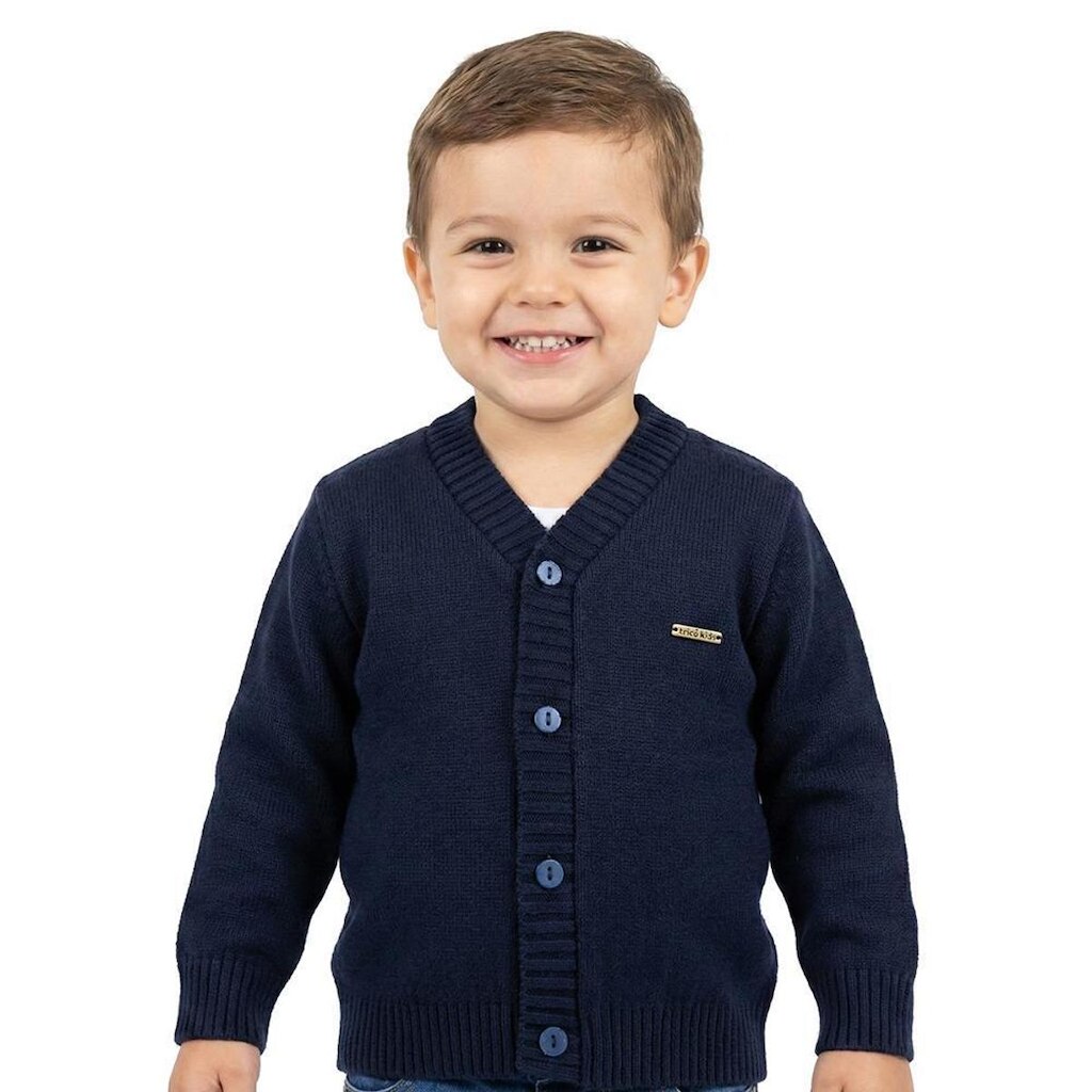 Casaco Liso Tricô Kids