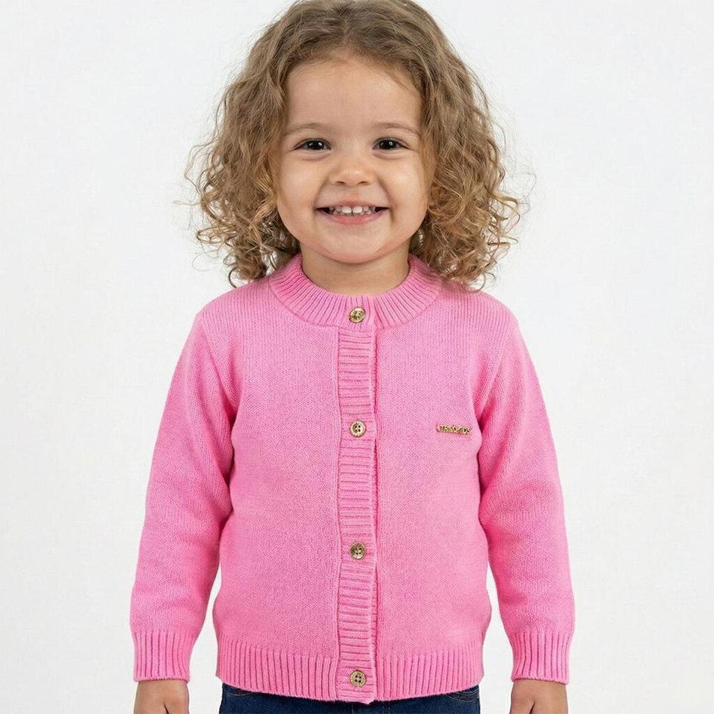 Casaco Liso Tricô Kids