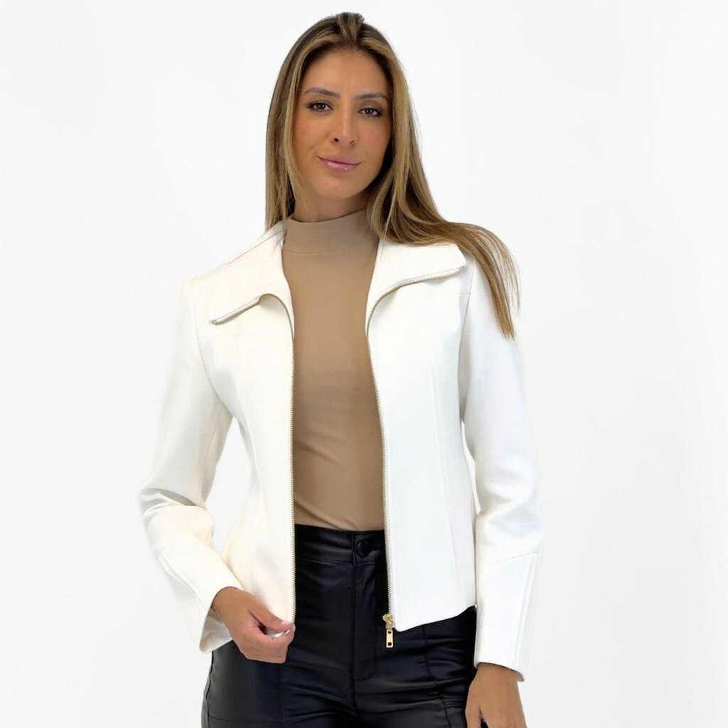 Casaco Malise Curto em Malha Executive Feminino