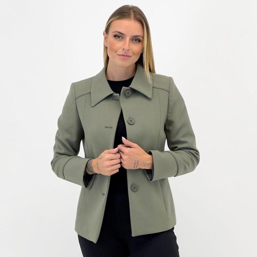 Casaco Malise Curto em Malha Executive Feminino