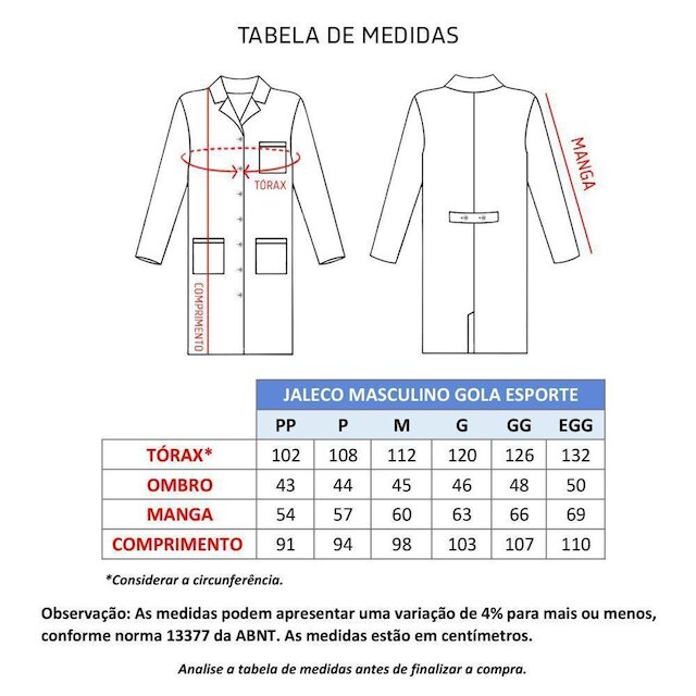 Casaco Masculino Manga Longa