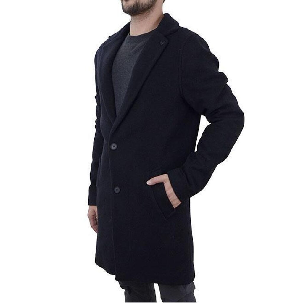Casaco Masculino Spirito Santo Lã Sobretudo Class Shelb Preto - 116013