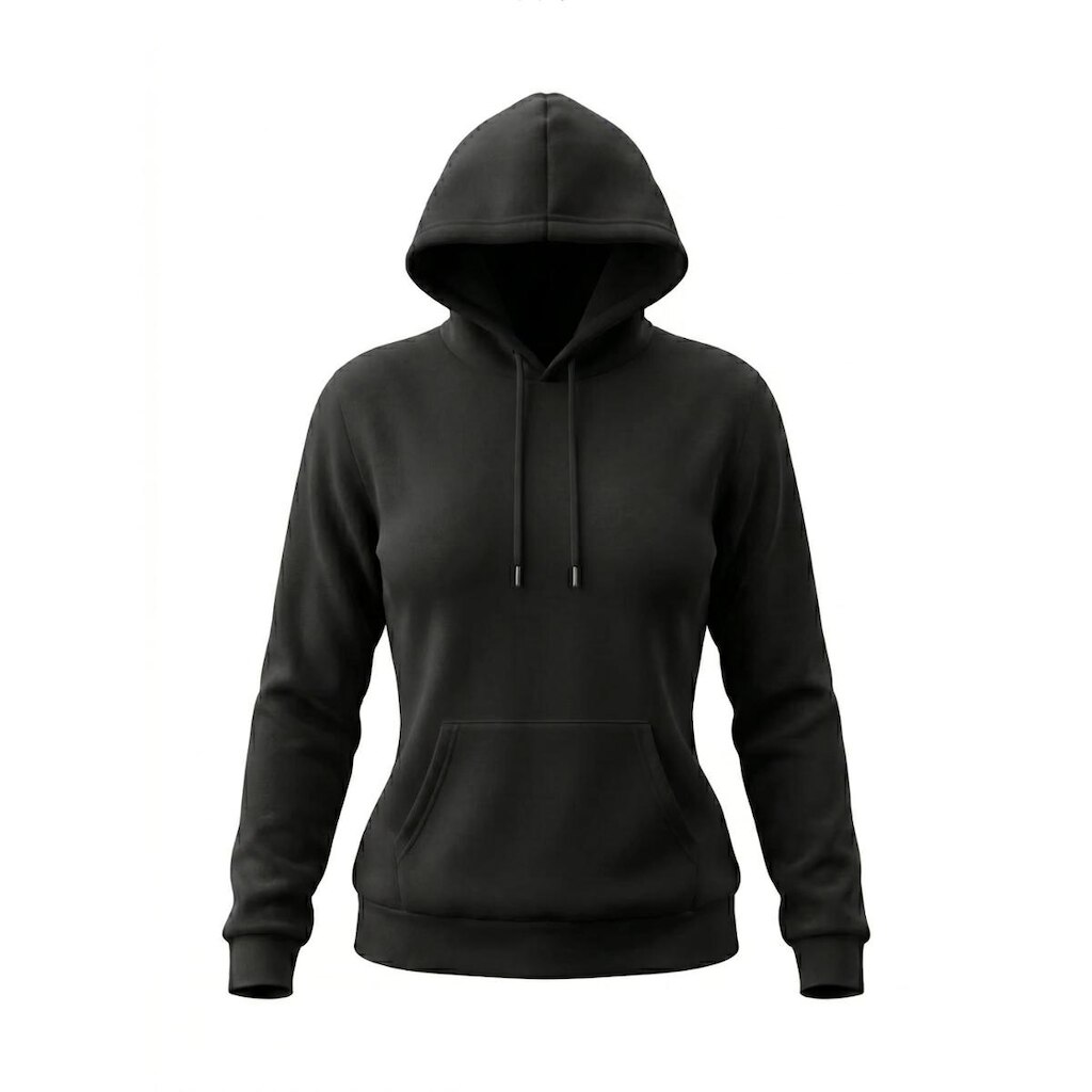 Casaco Moletom Canguru Feminino Liso Quentinho Confortável Top