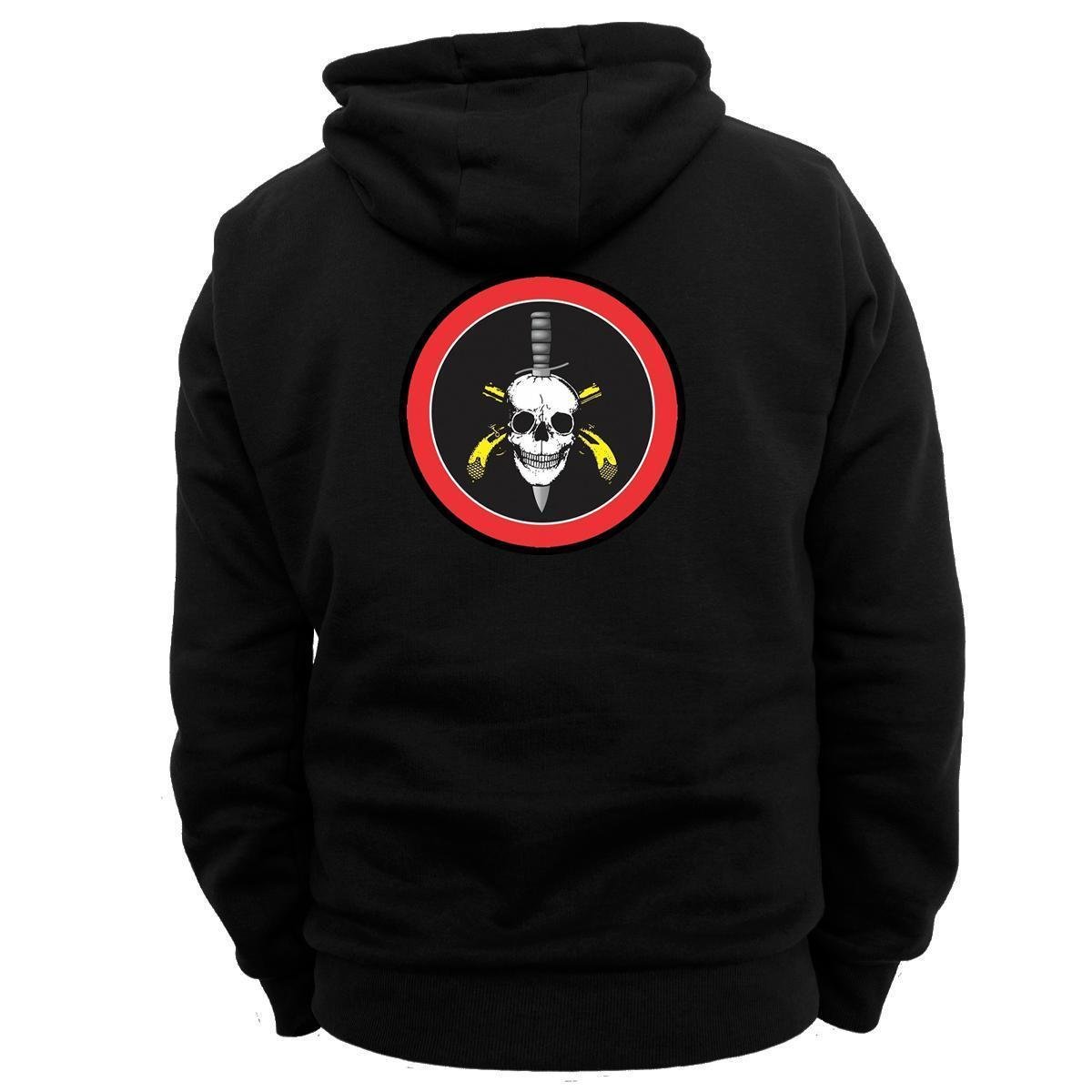 Casaco moletom caveira bope policia militar Zattini