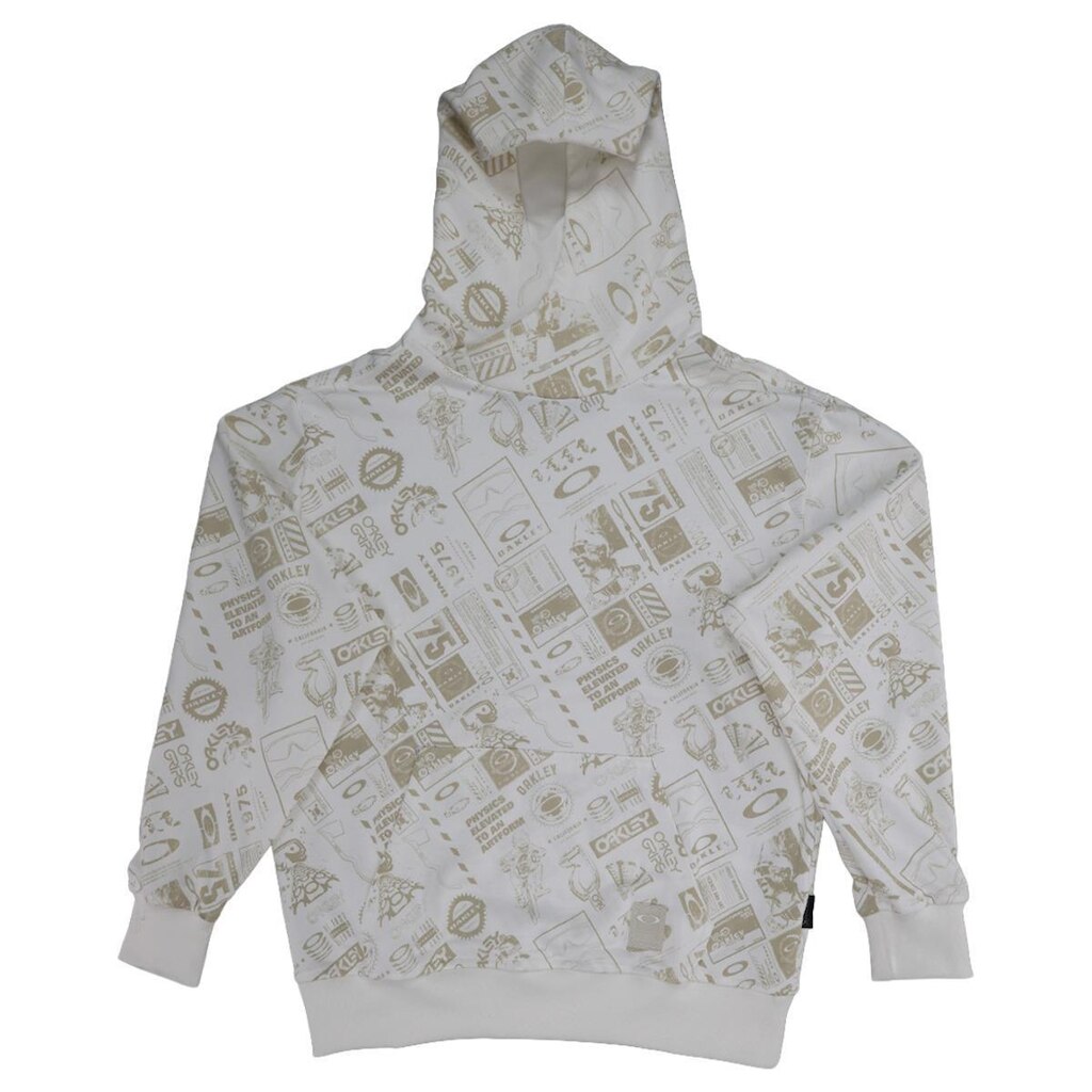 Casaco Moletom Oakley O-Mania Full Print Off White