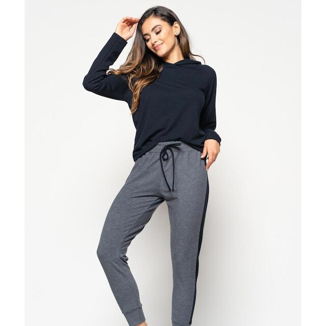 Casaco Salvatore Fashion Comfy Capuz Moletinho Feminino