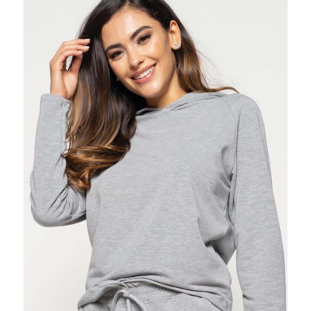 Casaco Salvatore Fashion Comfy Capuz Moletinho Feminino