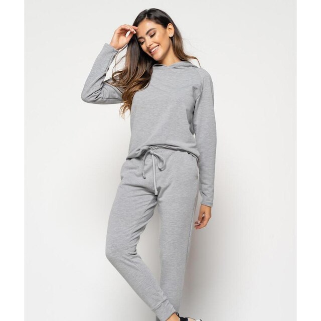 Casaco Salvatore Fashion Comfy Capuz Moletinho Feminino