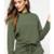 Casaco Salvatore Fashion Comfy Capuz Moletinho Feminino - Verde