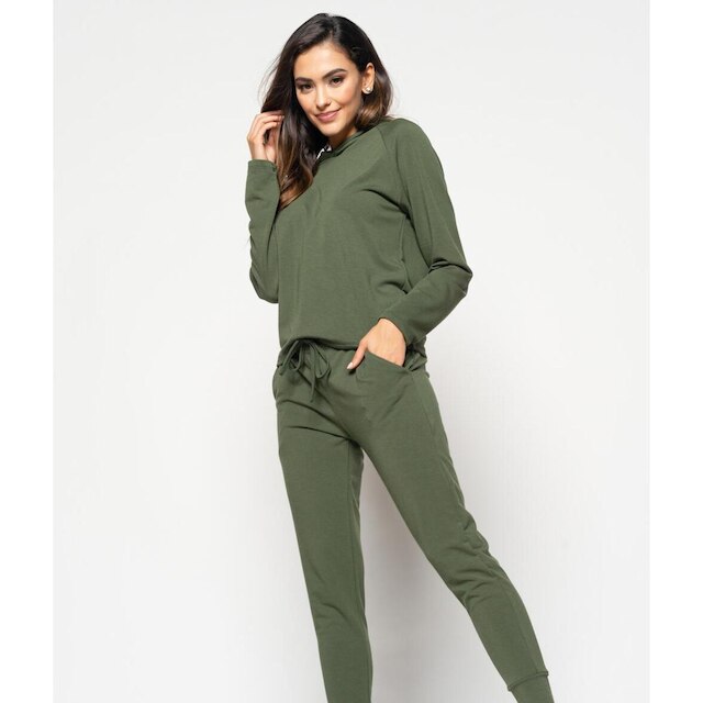 Casaco Salvatore Fashion Comfy Capuz Moletinho Feminino