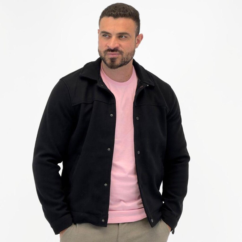 Casaco Sea Surf Lã Batida com Botão Masculino