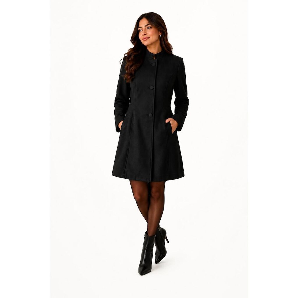 Casaco Sobretudo D Bell Outlet Fashion Bolsos Preto