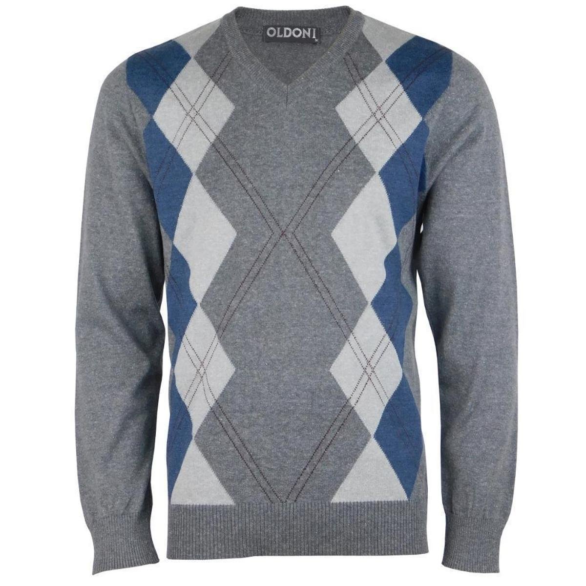 Casaco Suéter Masculino Algodão Gola V Dia a Dia Casual - Cinza Menor preço em Casaco Suéter Masculino Algodão Gola V Dia a Dia Casual - Cinza